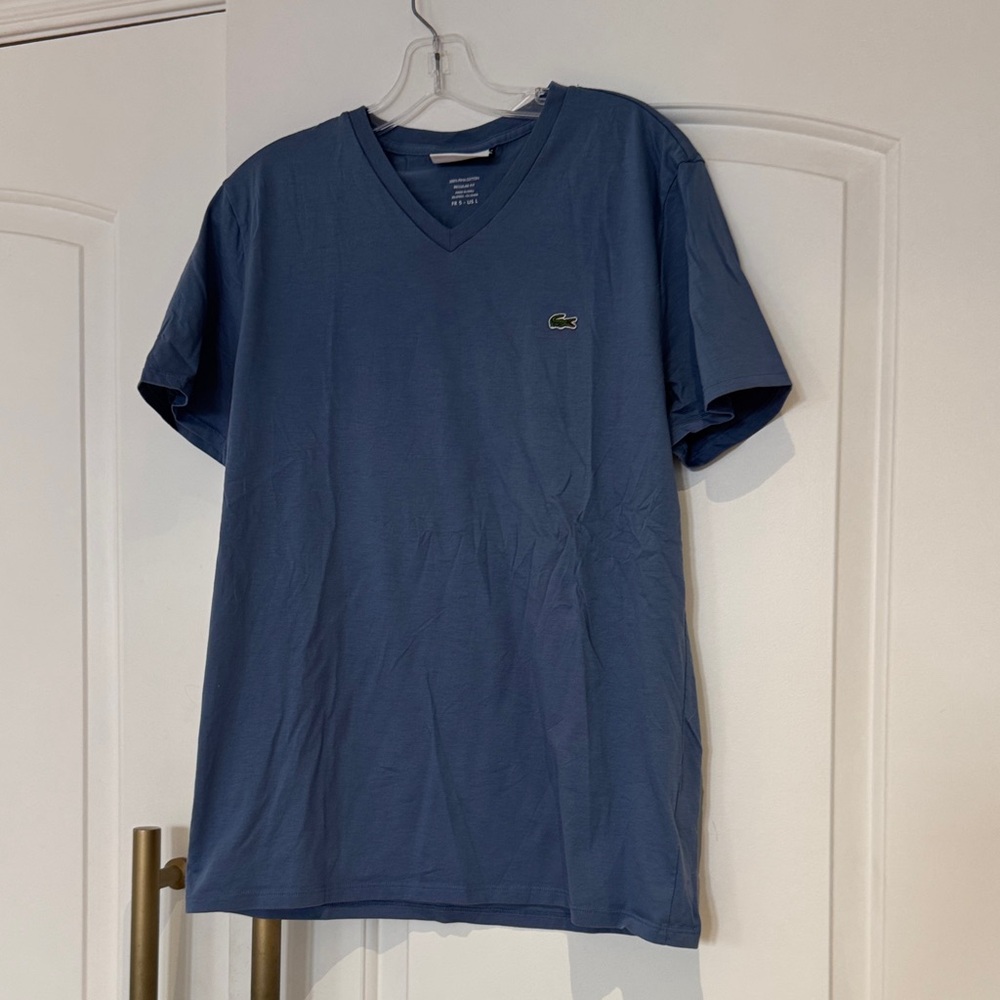 Lacoste Men's Classic Blue Tee